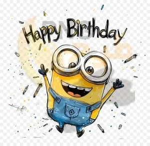 دانلود فایل png بدون بکگراند طرح happy birthday