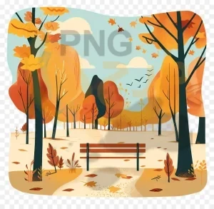 دانلود فایل png بدون بکگراند طرح پاییز