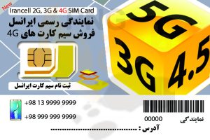 دانلود طرح لایه باز کارت ویزیت نمایندگی ایرانسل