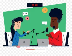 دانلود فایل png بدون بکگراند طرح پادکست