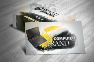 دانلود طرح لایه باز کارت ویزیت فروشگاه کامپیوتر
