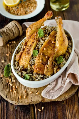 عکس استوک مرغ شکم پر خوشمزه