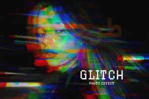دانلود فایل افکت عکس گلیچی (Halftone Glitch)