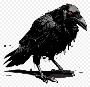 دانلود فایل png بدون بکگراند طرح کلاغ
