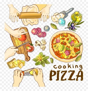 دانلود فایل png بدون بکگراند طرح پیتزا