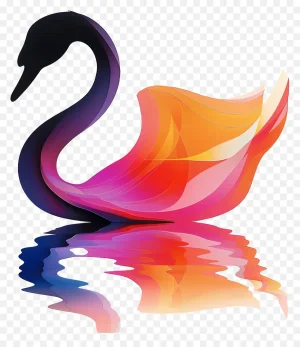 دانلود فایل png بدون بکگراند طرح قو