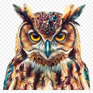 دانلود فایل png بدون بکگراند طرح جغد