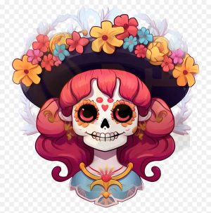 دانلود فایل png بدون بکگراند طرح تتو اسکلت