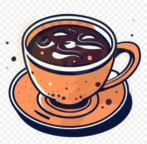 دانلود فایل png بدون بکگراند طرح فنجان قهوه