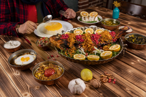 تصاویر با کیفیت از غذای ایرانی ماهی شکم پر