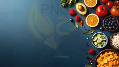 عکس استوک با رزولوشن بالا: ترکیب میوه‌ها برای طراحی‌های چاپی و دیجیتال